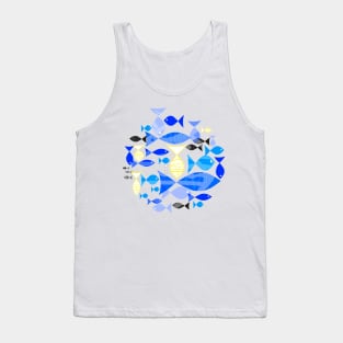 Blue fishes Tank Top